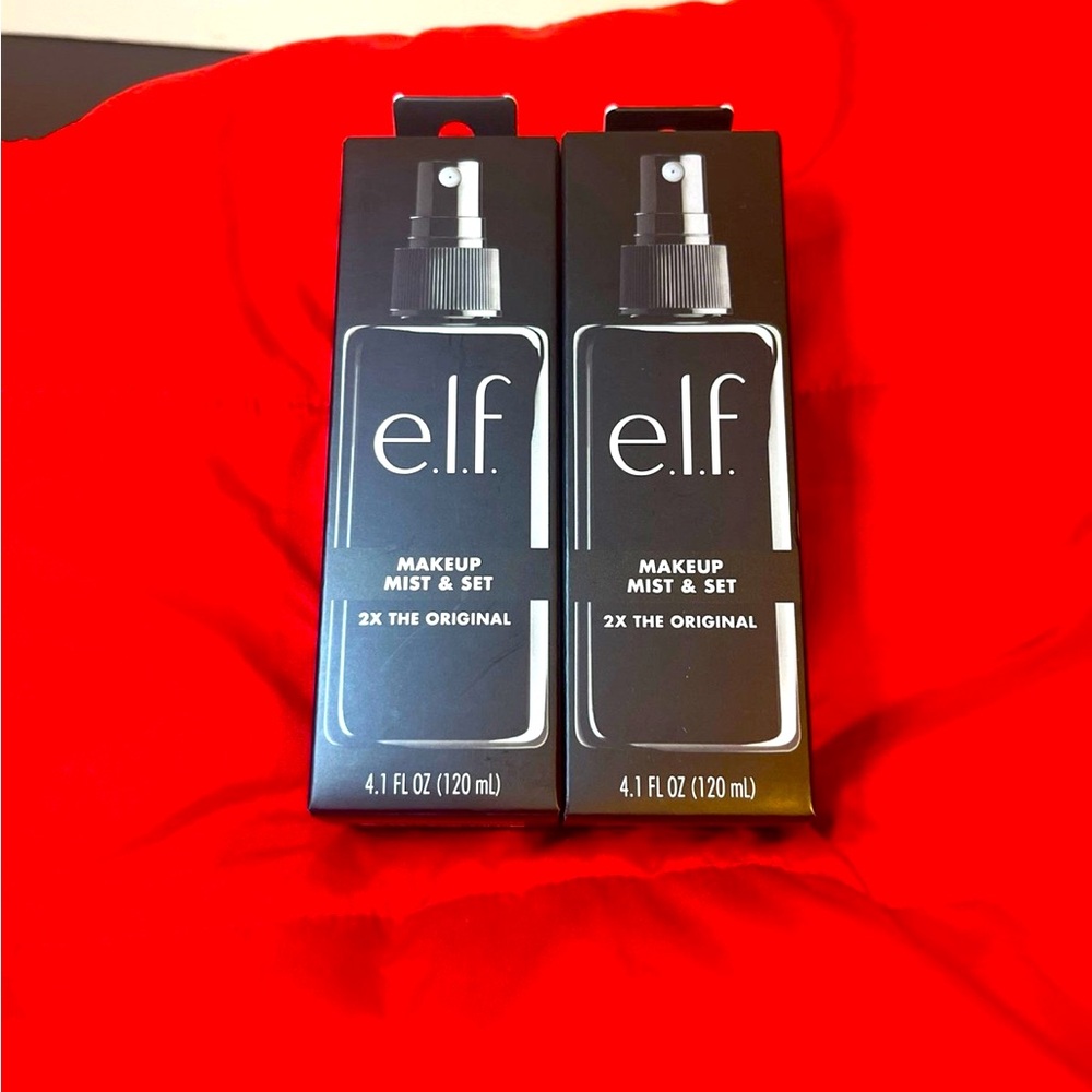 2 Pack e.l.f. Makeup Mist & Set Hydrating Setting Spray Reviving Makeup 4.1 oz.
